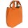 BELLI Designer Ledertasche Henkeltasche orange