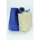 BELLI Designer Ledertasche Henkeltasche royalblau