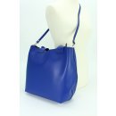 BELLI Designer Ledertasche Henkeltasche royalblau