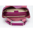 BELLI Designer Ledertasche Henkeltasche fuchsia pink