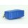 BELLI kleine Echt Nappa Leder Abendtasche gesteppt in royal blau