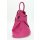 BELLI "City Backpack II" mittelgroßer Damen Leder Rucksack in pink