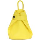 BELLI "City Backpack II" mittelgroßer Damen Leder Rucksack in gelb