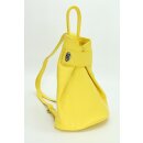 BELLI "City Backpack II" mittelgroßer Damen Leder Rucksack in gelb
