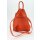 BELLI "City Backpack II" mittelgroßer Damen Leder Rucksack in orange