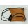 BELLI "Backpack" Ledertasche Rucksack cognac schwarz strauss