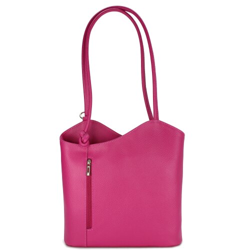 BELLI "Backpack" Ledertasche Rucksack pink