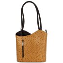 BELLI "Backpack" Ledertasche Rucksack cognac...