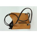 BELLI "Backpack" Ledertasche Rucksack cognac braun strauss