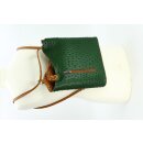 BELLI "Backpack" Leder Tasche Rucksack grün cognac strauss