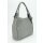 BELLI Leder Schultertasche Shopper "Lilly" hellgrau