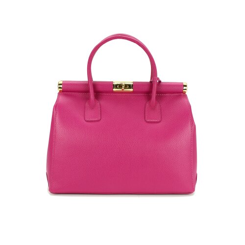 BELLI "The Bag XL" Ledertasche pink