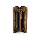 BELLI Vintage Leder Damen Geldbörse "Liane Secret" cognac braun