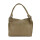 BELLI Leder Schultertasche Shopper "Lilly" schlamm