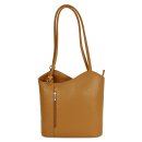 BELLI "Backpack" Ledertasche Rucksack cognac