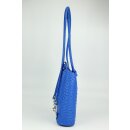 BELLI "Backpack" Leder Tasche Rucksack royalblau strauss