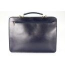 BELLI Design Bag "Verona" Leder Businesstasche dunkelblau