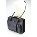 BELLI Design Bag "Verona" Leder Businesstasche dunkelgrau