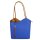 BELLI "Backpack" Ledertasche Rucksack royalblau cognac
